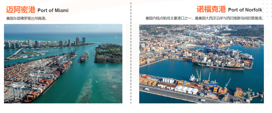 美國(guó)海運(yùn)主要港口有哪些